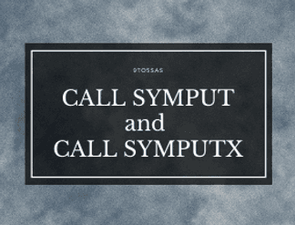 CALL SYMPUT in SAS – Explained
