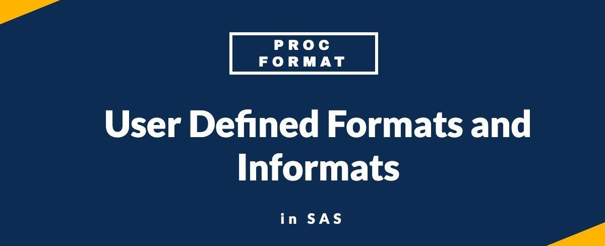 SAS formatting techniques -using Proc Format to create custom formats