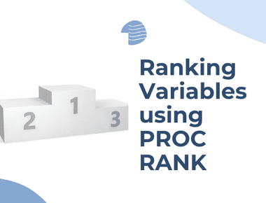 Using PROC RANK for ranking variables