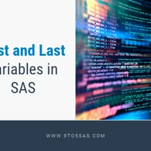 Read more about the article FIRST and LAST variables in SAS