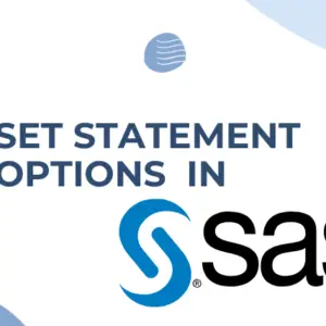 SET Statement SAS