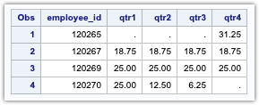 SAS arrays 