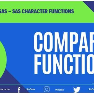 Read more about the article Using the Compare function in SAS for comparing strings