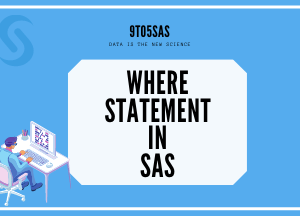 Where Statement in SAS