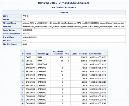 sas set multiple datasets with similar name