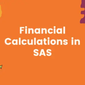 Financial Calculations in SAS